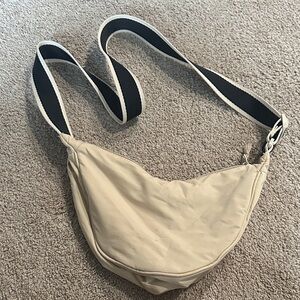 Maurices Tan and Black Crossbody Bag